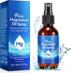 Pure Magnesium Oil Spray, 100% Natural Topical Magnesium Spray for Feet, Spray