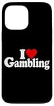 Coque pour iPhone 13 Pro Max I LOVE HEART GAMBLING CASINOS PARIS TRADING LAS VEGAS