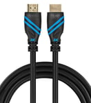 IBRA 2.1 HDMI Cable 8K, 2M Ultra High-Speed 48Gbps Lead Supports 8K@60HZ, 4K@120HZ, 4320p, Compatible with Fire TV, 3D Support, Ethernet Function, 8K UHD, 3D-Xbox PlayStation PS3 PS4 PC etc- Basics