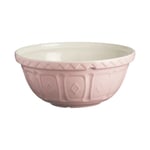 Mason Cash Powder Pink Ceramic Chip Resistant 26cm Mixing/Whisking Cake Mix Bowl