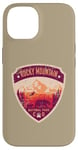 Coque pour iPhone 14 Rocky Mountain National Park Colorado Design vieilli