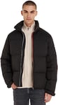 Tommy Hilfiger Men's Down-Filled Jacket Winter, Black (Black), XS