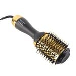 3 In 1 Hair Styling Brush 3 Gears Quick Drying Straightening Curling Nylon H Bl