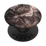 PopSockets Marbre-Naturel Fantôme Gris Noir Mignon PopSockets PopGrip - Support et Grip pour Smartphone/Tablette avec un Top Interchangeable