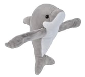 Wild Republic Hugger Dauphin, Cadeau pour Bébés, Animal en Peluche, Jouet Écologique, Rembourrage Fabriqué à Partir de Bouteilles d’Eau Recyclées, 20 cm