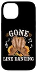 Coque pour iPhone 14 Gone Line Dancing Musique country western Line Dancer