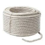 WERKA PRO, Corde Polyvalente en Polypropylène de Qualité, Résistante aux Intempéries et à l'Humidité, Longueur 50 m, Diamètre 14 mm, Couleur Beige - Idéale pour Bricolage et Jardinage.