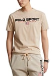 Polo Ralph Lauren Flag Logo Tee T-shirt Shirt Classic Fit Pure Cotton Top XXL