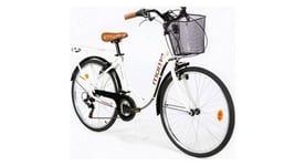 Velo de ville moma bikes city classic 26   shimano 18v blanc