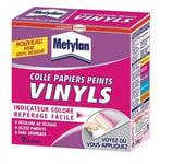 COLLE PAPIERS PEINTS VYNILS LOURD EXPANSES AVEC INDICATEUR COLORE METYLAN 6 ROUL