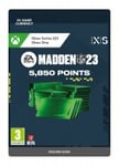 MADDEN NFL 23: 5850 Madden Points OS: Xbox one + Series X|S