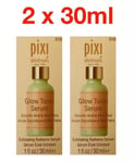 Pixi Skin Treats Glow Tonic Serum 2 x 30ml - Exfoliates, Hydrates, Nourishes