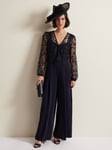 Phase Eight Mariposa Lace Overlay Jumpsuit