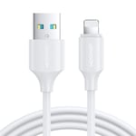 Joyroom USB kabel USB til Lightning 2.4A 2m - Hvid