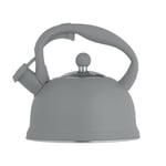 Typhoon Otto Whistling Stove Top Kettle, 1.8L – Grey