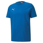 PUMA Men's teamGOAL 23 Casuals Tee T-Shirt, Electric Blue Lemonade, Large