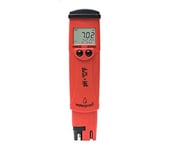 Hanna Instruments Hi98128 Testeur de Poche Ph -Phep5 avec Électrode Interchangeable Testeur de Qualité de l'eau, Rouge, 4.5 X 4.5 X 3.0 cm