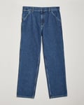 Carhartt WIP Single Knee Smith Denim Pants Blue Stone Washed