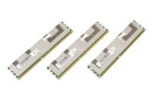 CoreParts DDR3 - sett - 48 GB: 3 x 16 GB - DIMM 240-pin - 1066 MHz / PC3-8500 - registrert