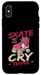 Coque pour iPhone X/XS Design de roller pour homme et femme Roller Derby