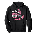 a little dirt never hurt girls dirt bike motocross women Pullover Hoodie