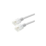 Cable ADSL 2+ cordon Torsadé avec connecteur RJ11 - 5 mètres blanc