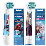 Electric Toothbrush Heads Oral-B EB10s Spiderman + EB10s Frozen, 2 pieces