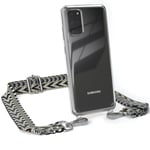 Phone chain for Samsung Galaxy S20 Plus / 5G Boho Case Cover Band Green / Black