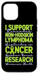 Coque pour iPhone 12/12 Pro Je Soutien La Recherche Sur Le Lymphome Non Hodgkin