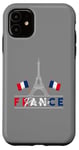 Coque pour iPhone 11 Tour Eiffel de Paris en France Paris Love I Love Paris Meme