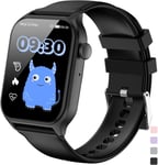 Montre Connectée Enfant Moniteur De Sommeil Fréquence Cardiaque Podomètre Calories Modes Sport Bluetooth Appel Étanche Réveil Jeux Jouet Fitness Tracker Cadeau- Fille Garçon Adolescent 3+ Ans