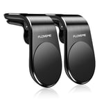 FLOVEME Car Phone Holder Magnetic 2 Pack 5*N52 L Type Air Vent Clip Mount Magnetic Mobile Phone Holders for Cars Universal Compatible with iPhone 11 Pro Max X 8 7 Galaxy Note 10 S20 S10 S9 Huawei