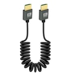 Cable Court 8K Hdmi Vers Hdmi,48Gbps Hdmi2.1 Supporte Hdr,8K@60Hz,4K@120Hz,Compatible Avec Appareil Photo,Camescope,Pc,Moniteur