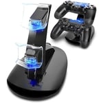 Dubbel USB-laddningsstation för Playstation 4 PS4 / PS4 Pro / PS4 Slim-kontroller