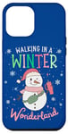 iPhone 12 Pro Max Walking In A Winter Wonderland Snowman Funny Ugly Christmas Case