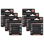 Eneloop Lot de 6 Blisters de 2 Piles Rechargeables Pro Micro AAA 930 mAh