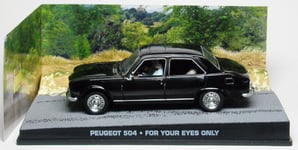 PEUGEOT 504 JAMES BOND 007 FOR YOUR EYES ONLY 1/43 UNIVERSAL HOBBIES DIORAMA