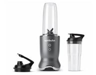 Nutribullet Nb1206dgcc, Bänkmixer, 0,9 L, Pulsfunktion, 1200 W, Svart, Transparent