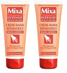 Mixa Creme Mains Reparatrice Allantoine 100ml (Lot de 2)