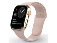 Swissten Silicone Band For Apple Watch 42-44Mm Pink Sand - 8595217477179, Klockarmband, Apple, Apple Watch Se, Apple Watch Series 1, Apple Watch Series 2, Apple Watch Series 3, Apple Watch..., Silikon, 187 Mm, 44 Mm