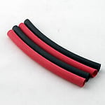 Fastrax 6.4mm X 10cm Heatshrink Red/Black (4) FAST97