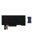 Lenovo - notebook replacement keyboard - with trackpad UltraNav - Swiss - Laptop tagentbord - till ersättning - Schweizisk - Svart