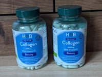 Holland & Barrett Collagen Tablets 3000mg With Vitamin C-180 Tablets X 2 -Sealed