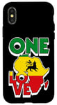 Coque pour iPhone X/XS Un amour avec le drapeau de l'Éthiopie en Afrique, carte Ethiopian Pride