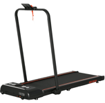 HOMCOM Foldable Walking Treadmill, with LED Display Home Office Fitness Studio