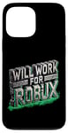 Coque pour iPhone 13 Pro Max Fonctionne avec le jeton de jeu amusant Robux