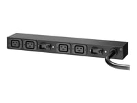 Apc Basic Rack Pdu Ap6032a - Strømfordelerenhet (Kan Monteres I Rack) - Ac 200-240 V - Inngang: Iec 60309 32A - Utgangskontakter: 4 (Iec 60320 C19 16A) - 3.65 M Kabel - For P/N: Ar3103sp, Ar3106sp, Srt1000rmxli, Srt1000rmxli-Nc, Srt10rmxlix806, Srt5