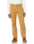 Carhartt Men's Rugged Flex Relaxed Fit Canvas Double-Front Utility Work Pant, Hickory, 42W / 32L