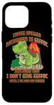 Coque pour iPhone 16 Pro Max Coffee Spelled Backwards Is Eeffoc Funny T-Rex Dinosaur Dino