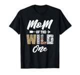 Mom Of The Wild One Birthday Matching Family Party Animals T-Shirt